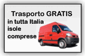 trasporto gratuito in tutta italia